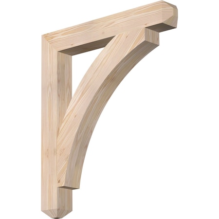 Ekena Millwork Thorton Craftsman Smooth Bracket, Douglas Fir, 3 1/2"W x 26"D x 30"H BKT04X26X30THR04SDF